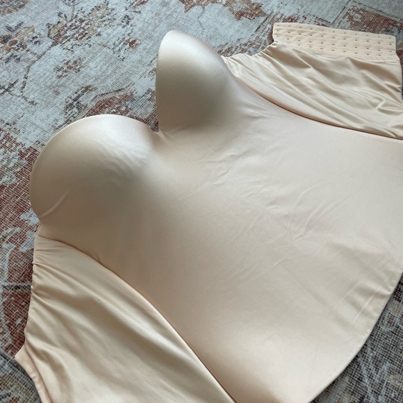 Piege push up strapless bridal bustier - Picture 3 of 8